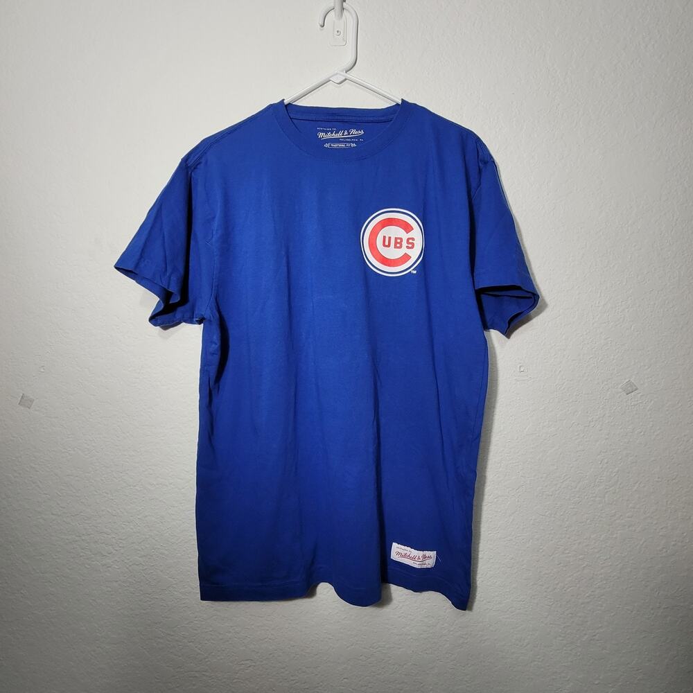 Mitchell & Ness Chicago Cubs Royal Blue T-Shirt Men's Medium used